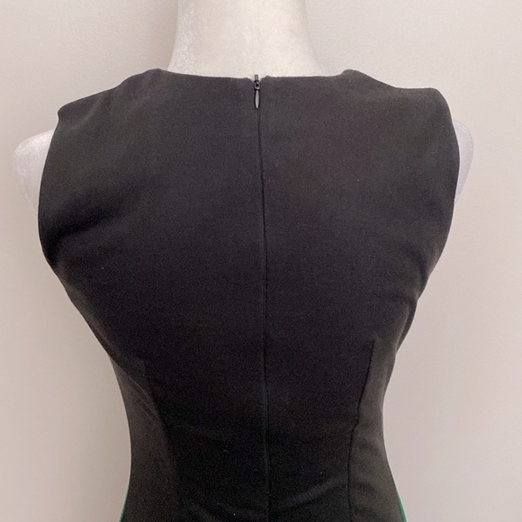 ASDS Elegant Black and Green Sleeveless bodycon Dress - Picture 4 of 7